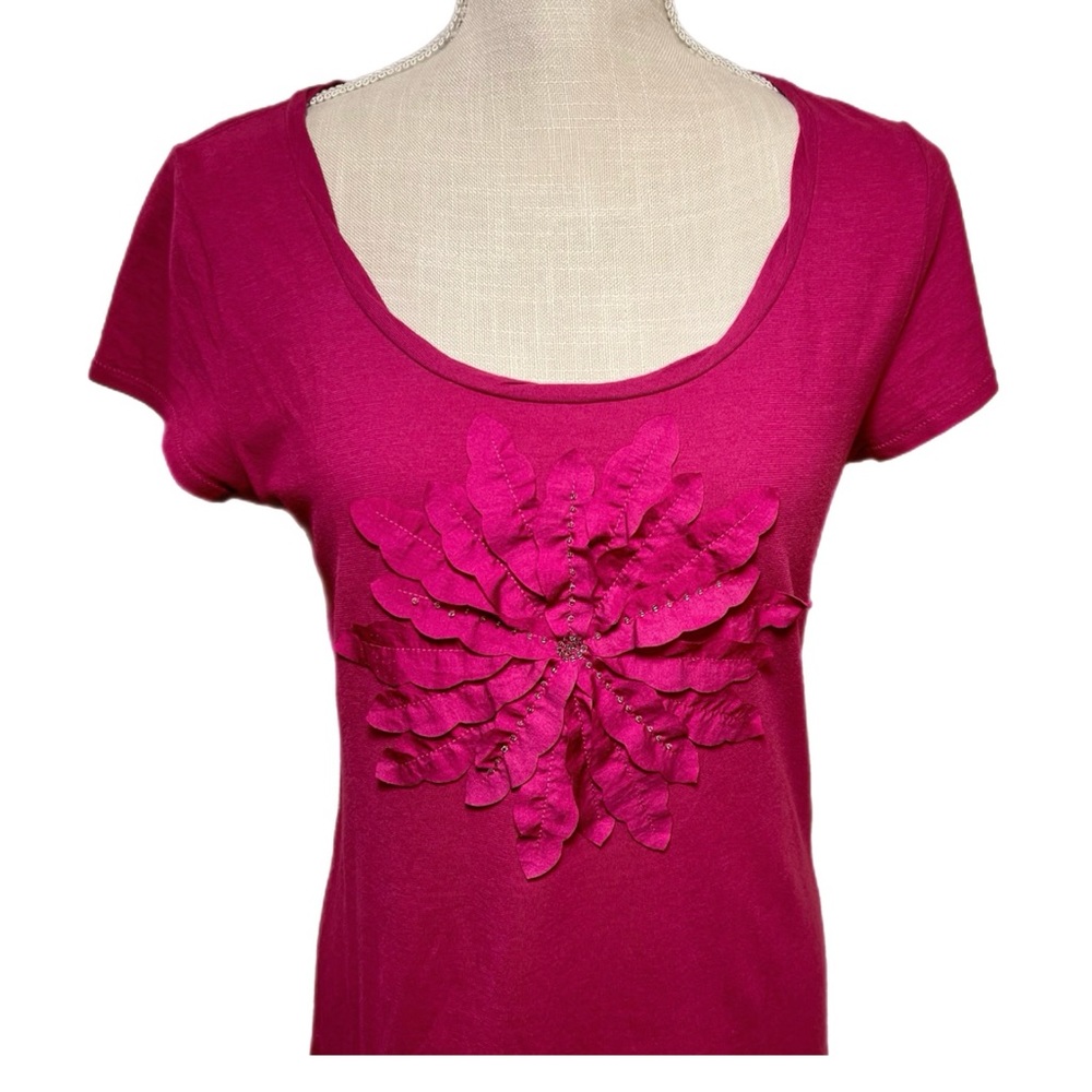 NEW ANN TAYLOR LOFT FLOWER TOP